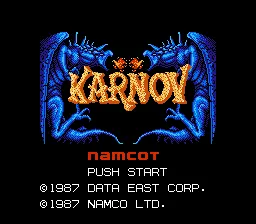 Backdrop artwork for Karnov