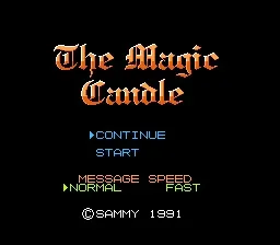 Backdrop artwork for The Magic Candle