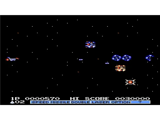 Gradius II screenshot