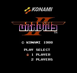 Gradius II screenshot