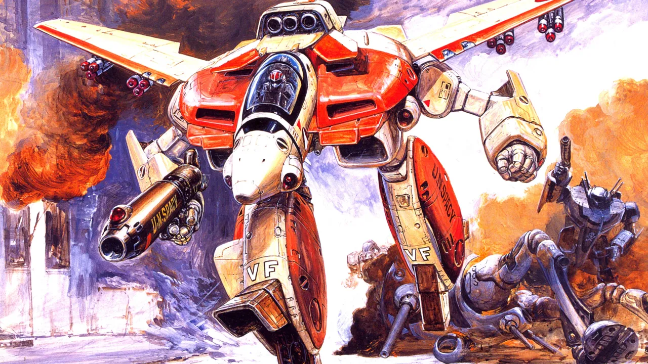 Backdrop artwork for Cho Jiku Yosai Macross