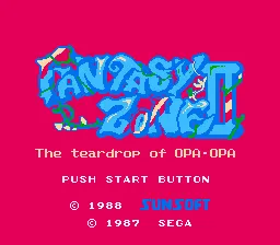 Backdrop artwork for Fantasy Zone II: Opa-Opa no Namida