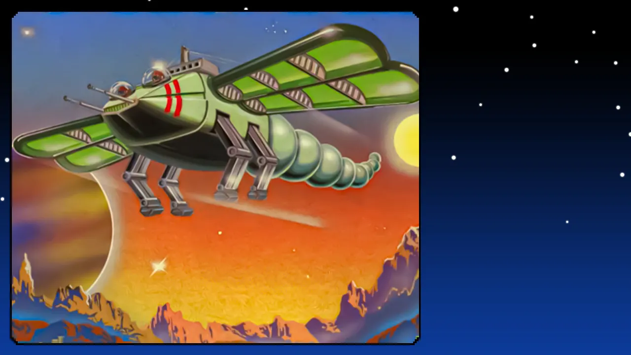 Backdrop artwork for Galaxian