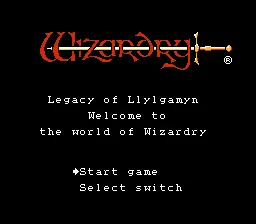 Backdrop artwork for Wizardry II: Llylgamyn no Densetsu