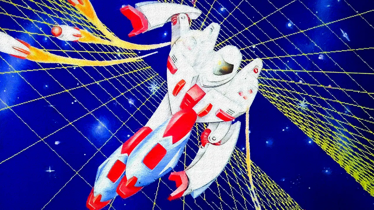 Backdrop artwork for Thexder