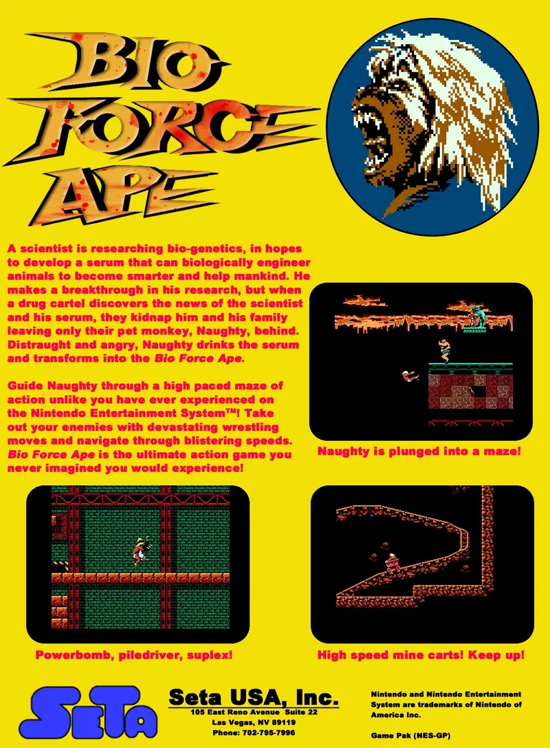 Bio Force Ape box back