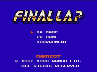 Final Lap screenshot