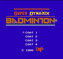 Super Dyna'mix Badminton screenshot