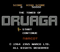 Backdrop artwork for Druaga no Tou
