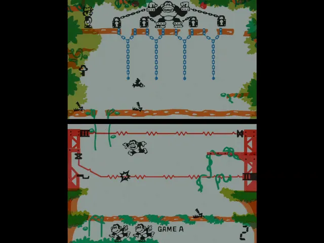 Backdrop artwork for Donkey Kong II