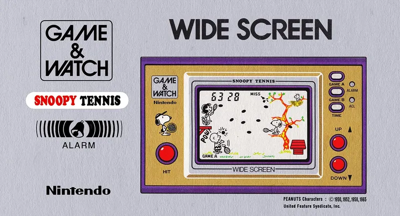 Snoopy Tennis box art