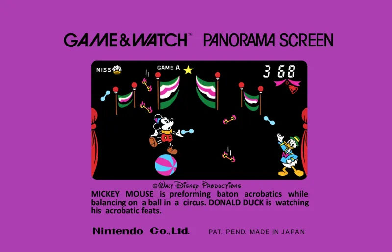 Mickey Mouse (Panorama Screen) box back