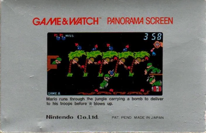 Mario's Bombs Away box back