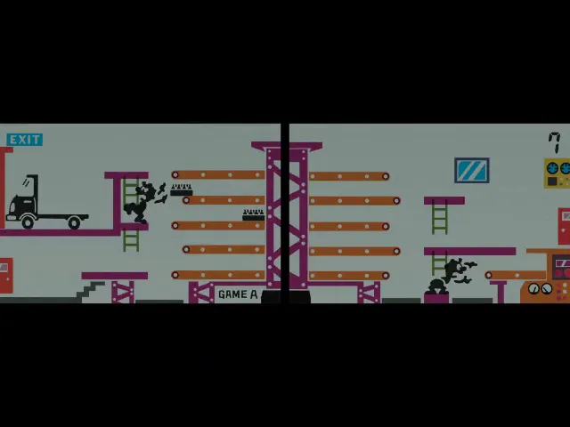 Backdrop artwork for Mario Bros.