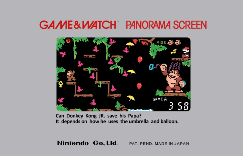 Donkey Kong Jr. (Panorama Screen) box back