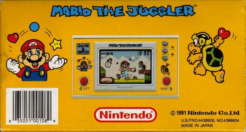 Mario the Juggler box back