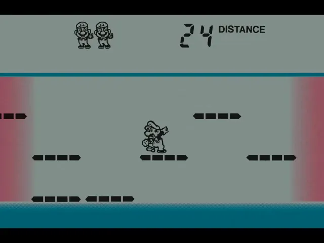 Backdrop artwork for Super Mario Bros. (New Wide Screen)