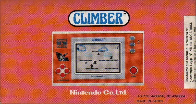 Climber (New Wide Screen) box back