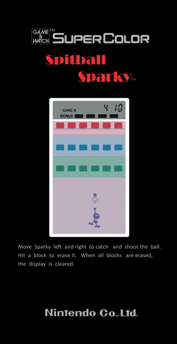 Spitball Sparky box back