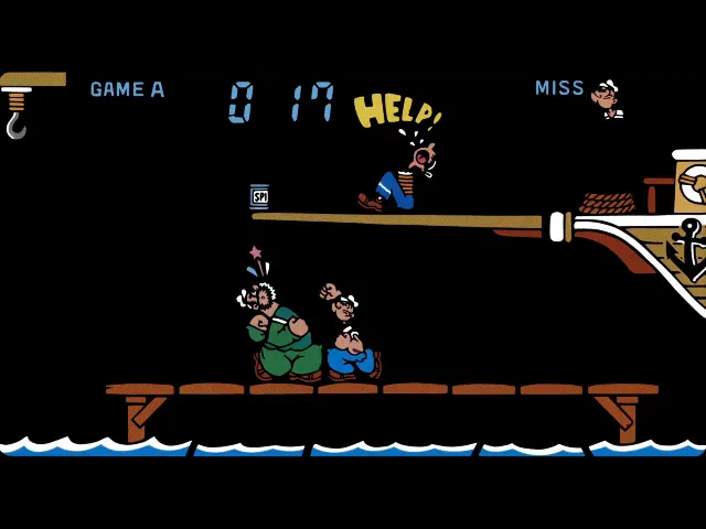 Backdrop artwork for Popeye (Panorama Screen)