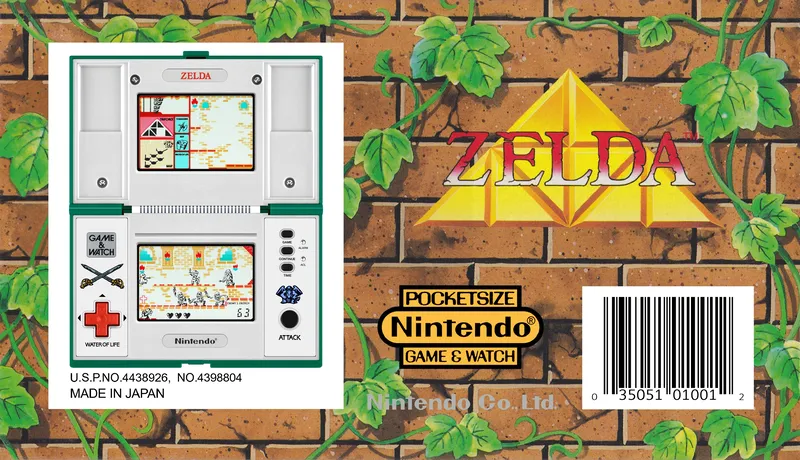 Zelda box back