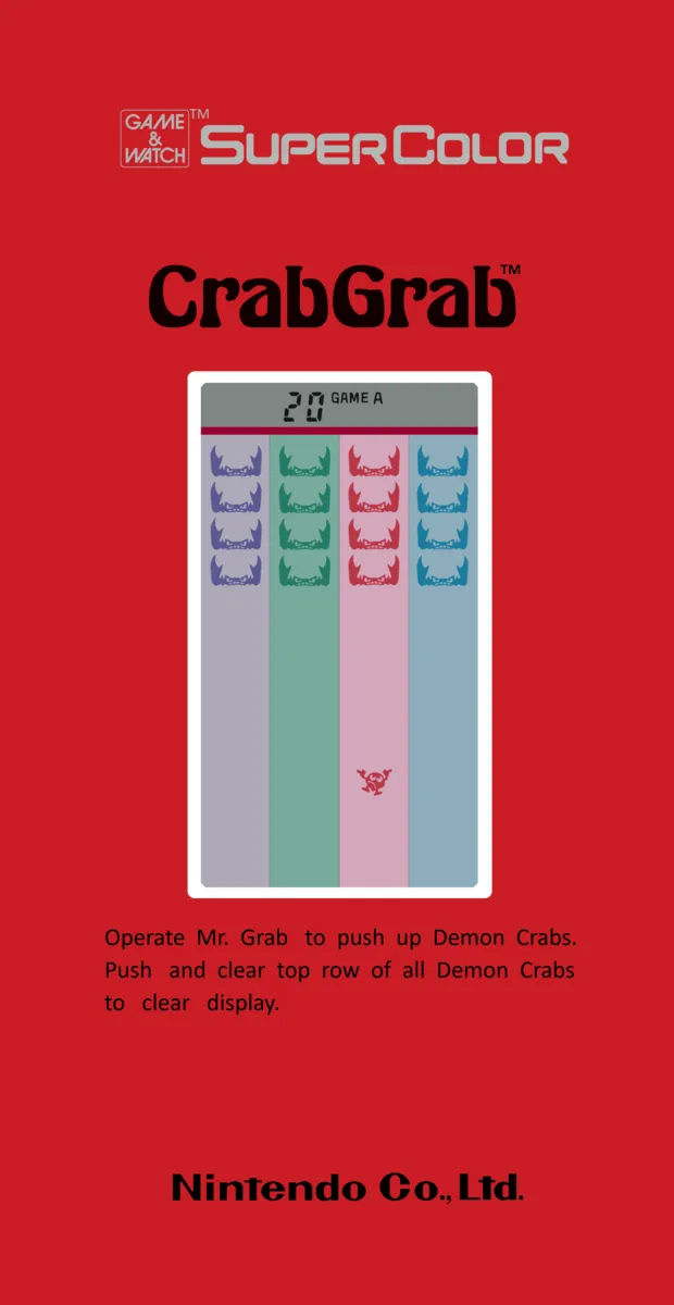 Crab Grab box back