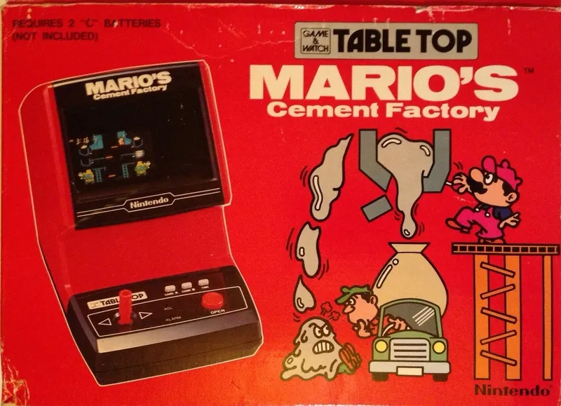 Backdrop artwork for Mario's Cement Factory (Tabletop)