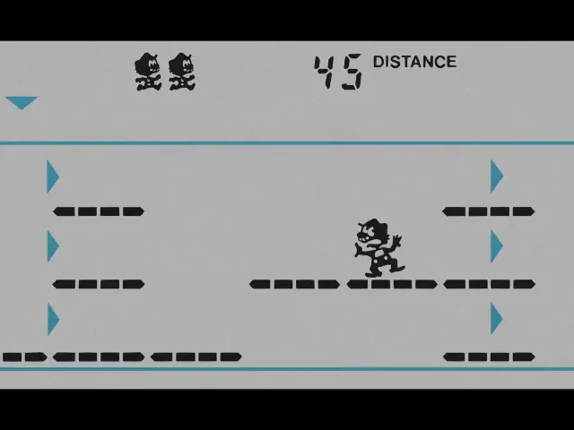 Backdrop artwork for Super Mario Bros. (Crystal Screen)
