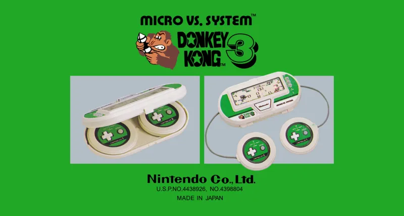 Donkey Kong 3 box back