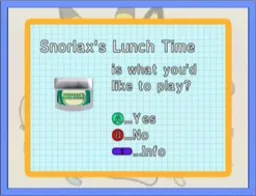 Backdrop artwork for Snorlax's Lunch Time (Europe) (GameCube)