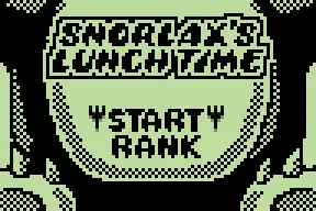 Snorlax's Lunch Time (Europe) (GameCube) title screen