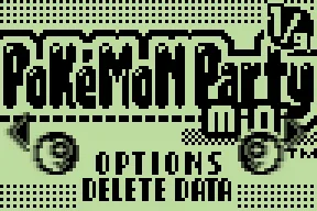 Pokemon Party Mini title screen