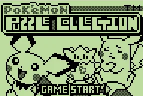 Pokemon Puzzle Collection title screen