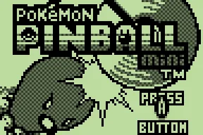 Pokemon Pinball Mini title screen