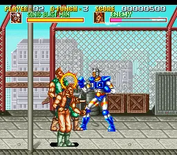 Backdrop artwork for Sonic Blast Man