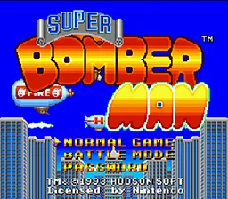 Backdrop artwork for BS Super Bomber Man