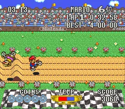 Backdrop artwork for Excitebike: Bunbun Mario Battle: Stadium 2