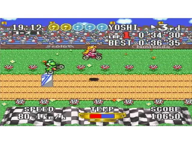 Excitebike: Bunbun Mario Battle: Stadium 3 screenshot