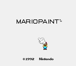 Backdrop artwork for Mario Paint: Yuushou Naizou Ban