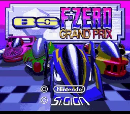 BS F-Zero Grand Prix - Dai-1-shuu - Knight League (Japan) (11-3) (SoundLink) title screen