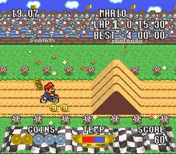 Excitebike - Bunbun Mario Battle - Stadium 2 (Japan) (7-6) (SoundLink) screenshot