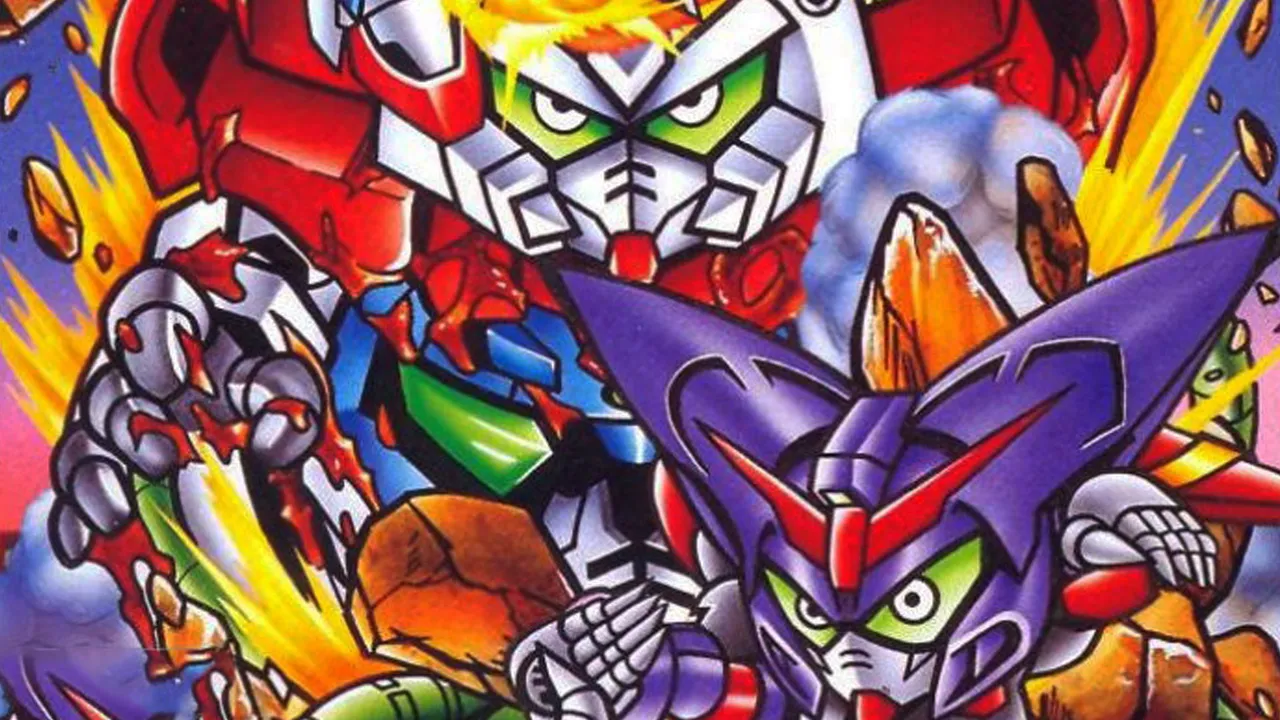 Backdrop artwork for SD Gundam Generation: Colony Kakutouki