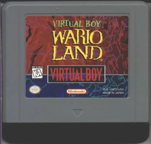 Virtual Boy Wario Land cart