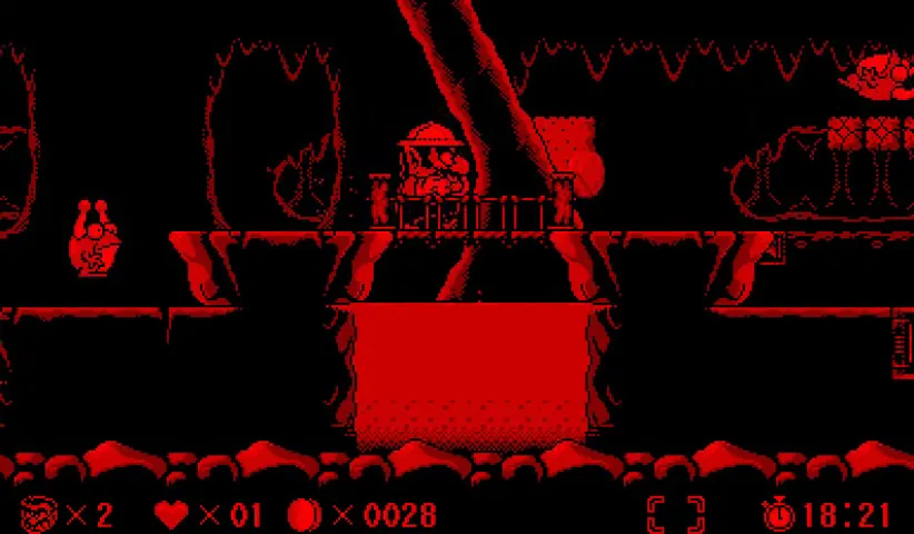 Virtual Boy Wario Land screenshot