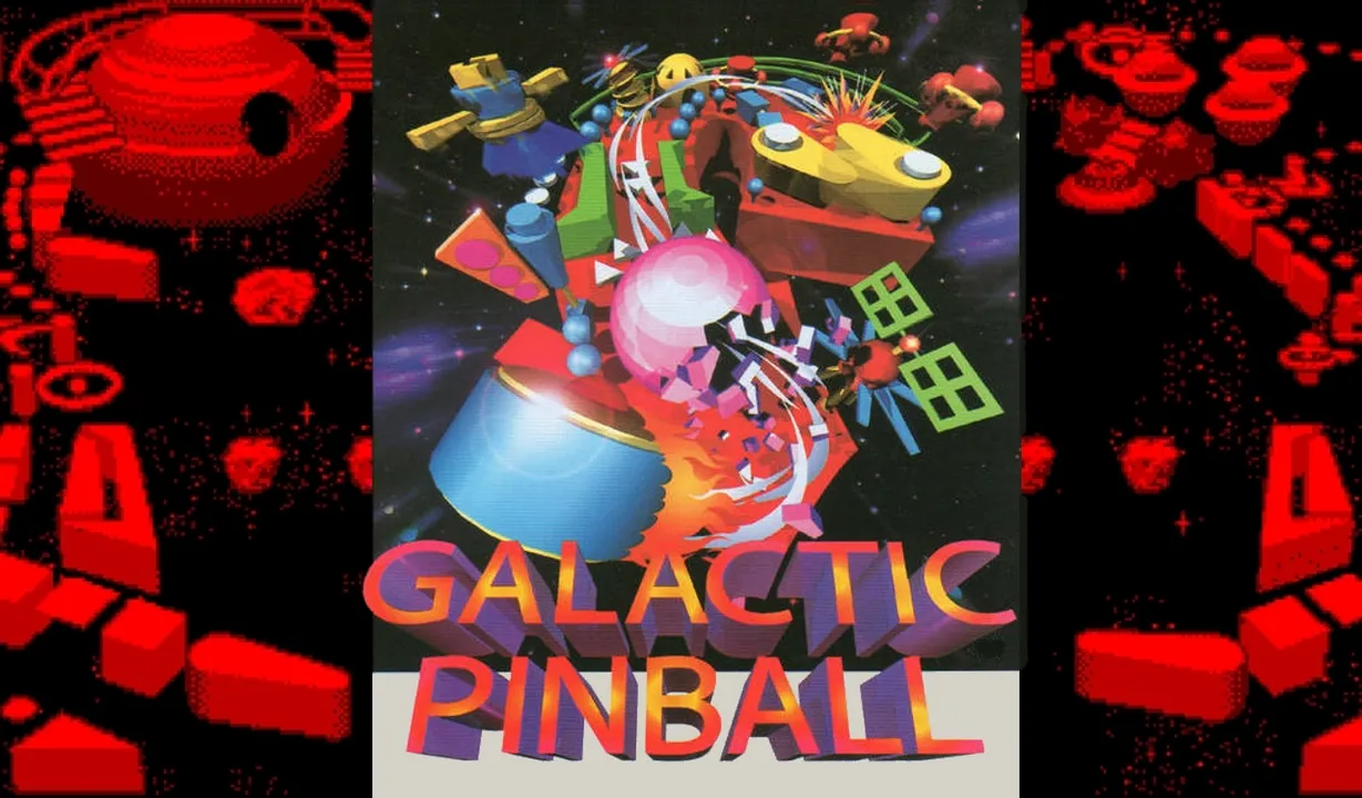 Backdrop artwork for Galactic Pinball