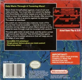 Mario Clash box back