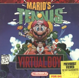 Mario's Tennis box art