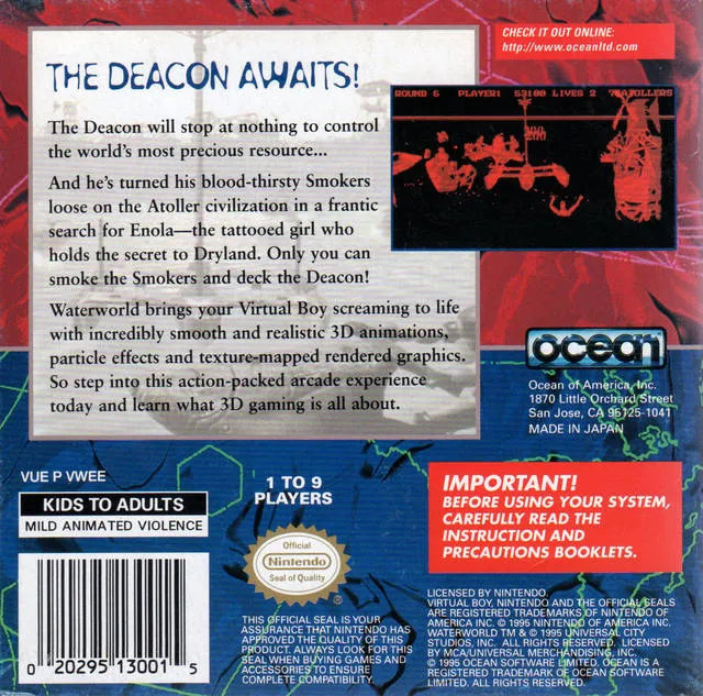 Waterworld box back