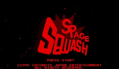Space Squash title screen
