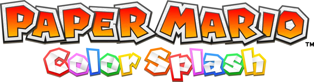 Paper Mario: Color Splash logo